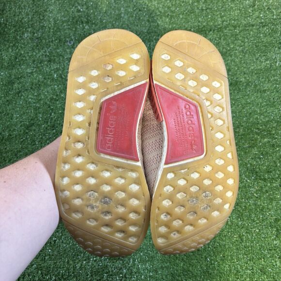 Adidas NMD R1 STLT Primeknit Women's Running Shoes in Linen/Pink Womens size 9 - Picture 5 of 6